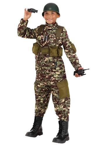Click Here to buy Soldier Prestige Kids Costume from HalloweenCostumes, CDN Funds & Shipping