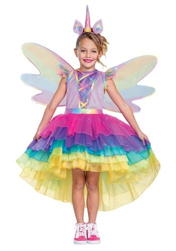 Click Here to buy Unicorn Prestige Girls Costume from HalloweenCostumes, CDN Funds & Shipping