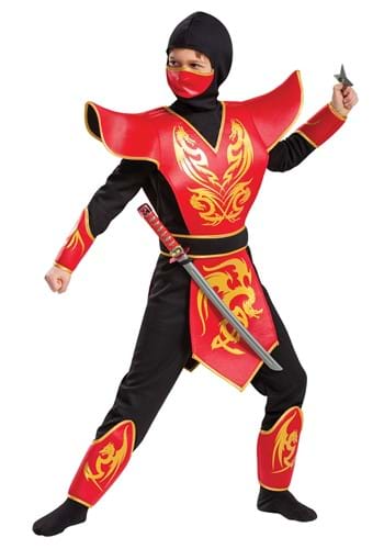 Click Here to buy Ninja Prestige Kids Costume from HalloweenCostumes, CDN Funds & Shipping