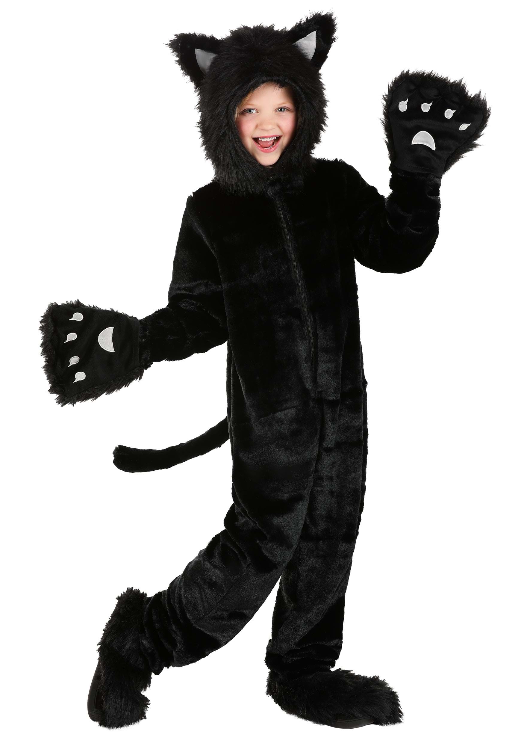 Kid's Purrfect Black Cat Costume | Animal Costumes