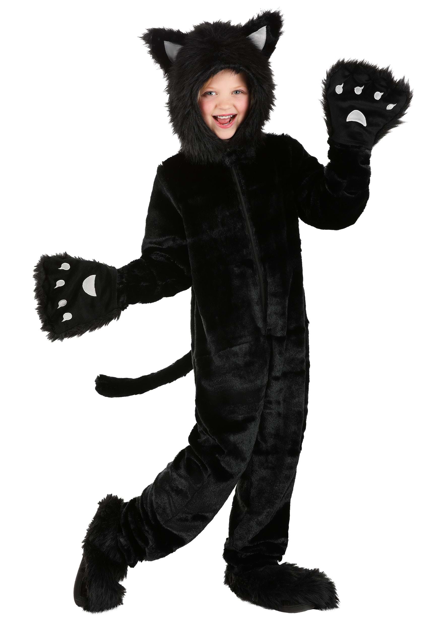 Purrfect Black Cat Kid's Costume | Animal Costumes