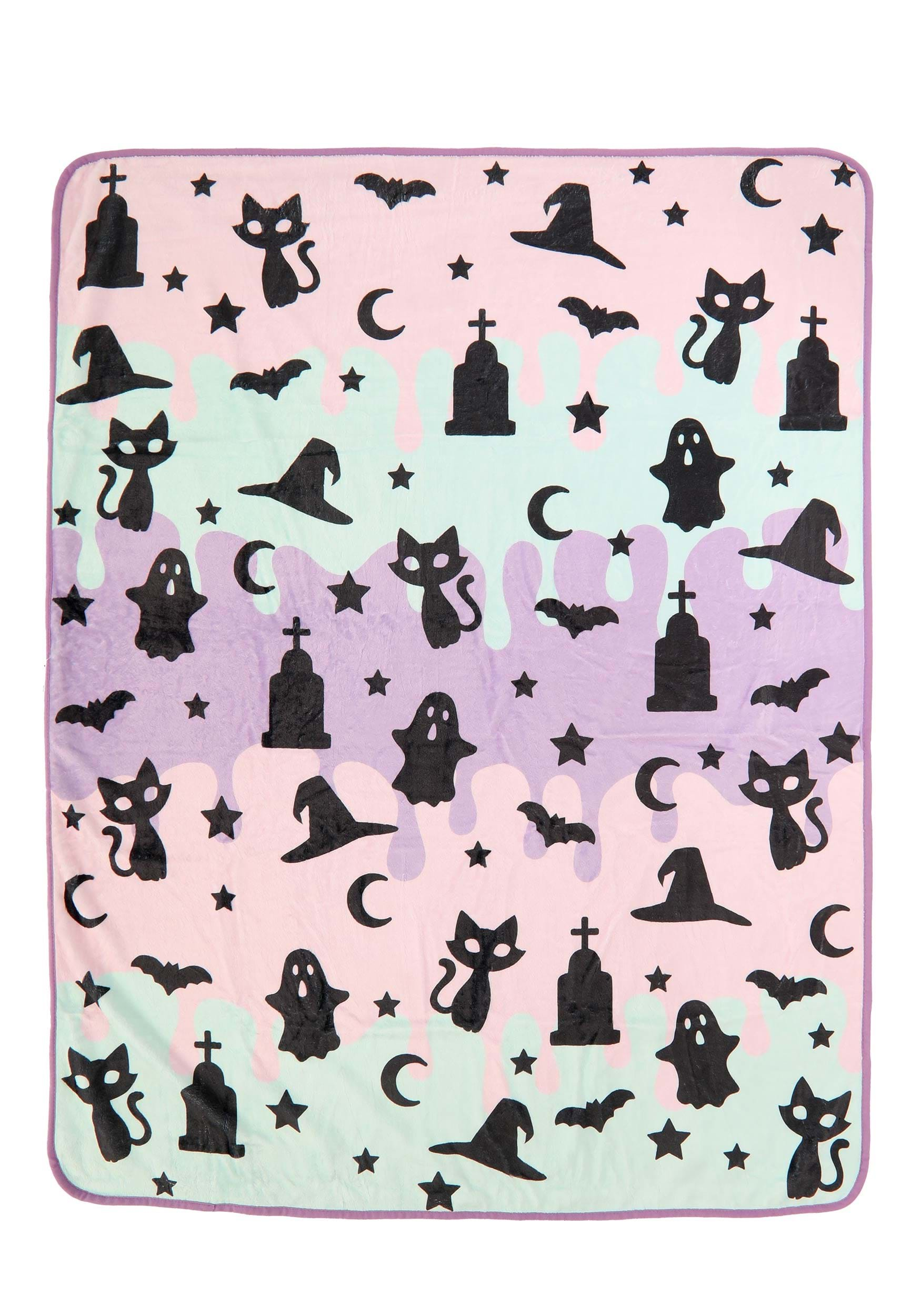 Pastel Halloween Comfy Blanket Throw , Halloween Blankets