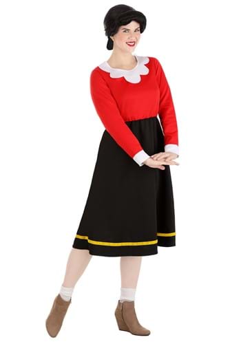 Click Here to buy Olive Oyl Womens Costume from HalloweenCostumes, CDN Funds & Shipping