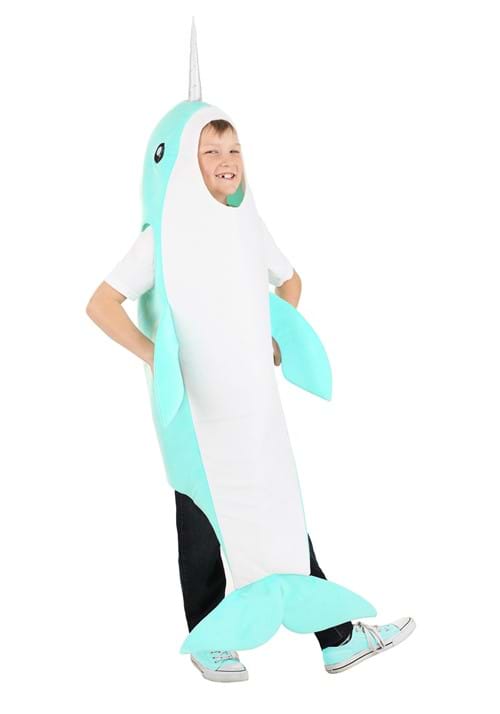 Kid's Blue Nifty Narwhal Costume | Sea Creature Costumes