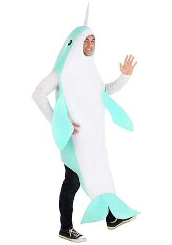 Click Here to buy Adult Blue Nifty Narwhal Costume | Sea Creature Costumes from HalloweenCostumes, CDN Funds & Shipping