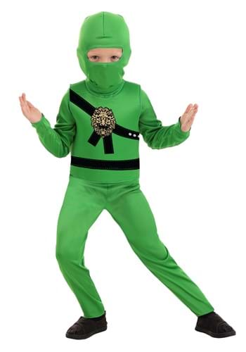 Click Here to buy Deluxe Green Ninja Master Costume for Toddlers from HalloweenCostumes, CDN Funds & Shipping