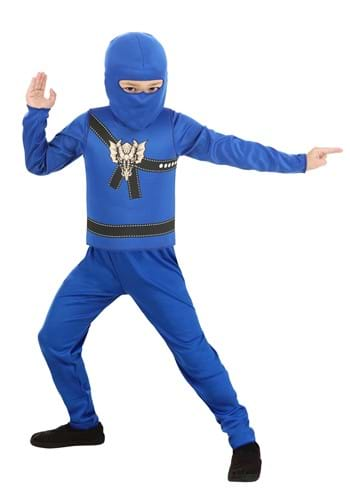 Click Here to buy Blue Ninja Master Toddler Costume from HalloweenCostumes, CDN Funds & Shipping