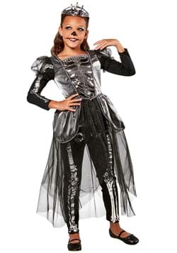 Girls Skeleton Princess Costume