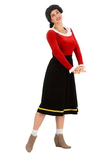 Click Here to buy Womens Deluxe Olive Oyl Costume from HalloweenCostumes, CDN Funds & Shipping