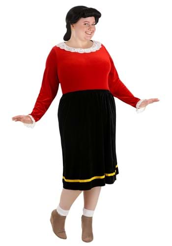 Click Here to buy Womens Plus Size Deluxe Olive Oyl Costume from HalloweenCostumes, CDN Funds & Shipping