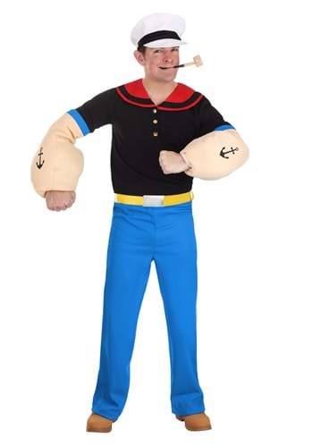 Click Here to buy Premium Popeye Mens Costume | Adult Cartoon Costumes from HalloweenCostumes, CDN Funds & Shipping