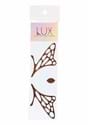 Monarch Wing Holographic Face Decal in Orange Embe Alt 1