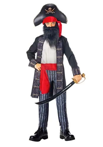 Click Here to buy Blackbeard Pirate Kids Costume from HalloweenCostumes, CDN Funds & Shipping
