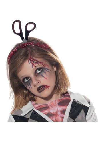 Click Here to buy Headband w/ Scissors and Blood from HalloweenCostumes, CDN Funds & Shipping