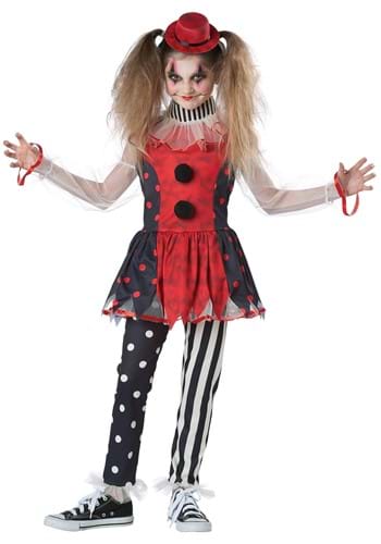 Click Here to buy Creepy Vintage Clown Kids Costume | Made by Us Costumes from HalloweenCostumes, CDN Funds & Shipping