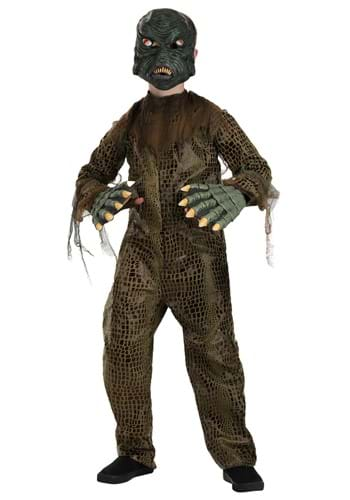 Kids Green Swamp Monster Costume