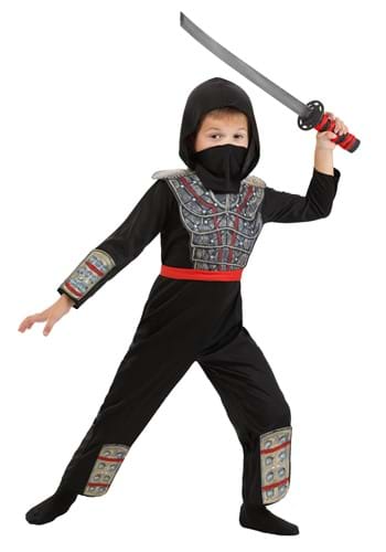 Boys Spiked Ninja Costume Main