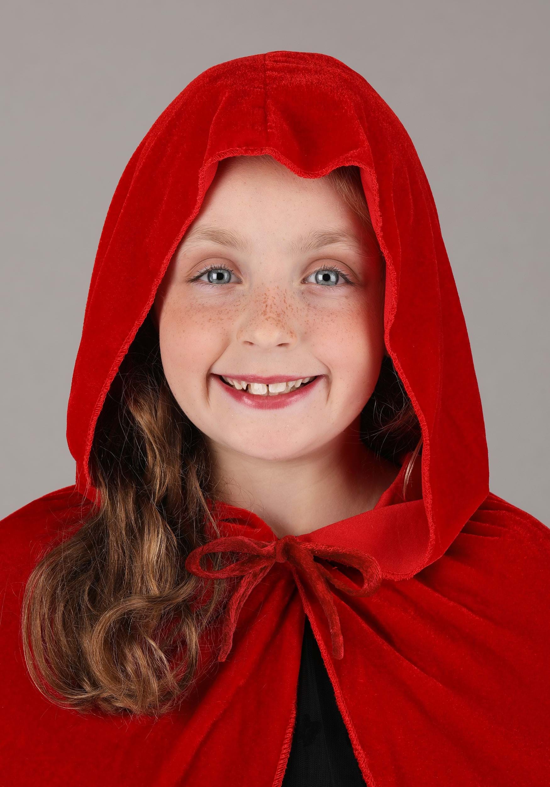 Red Velveteen Kid's Cape , Costume Capes