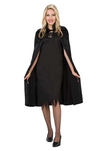 Click Here to buy Adult Black Velveteen Costume Cape | Black Halloween Capes from HalloweenCostumes, CDN Funds & Shipping
