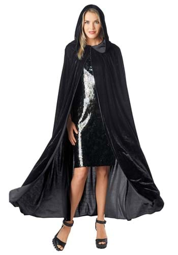 Deluxe Velvet Cape w/ Red Satin Lining