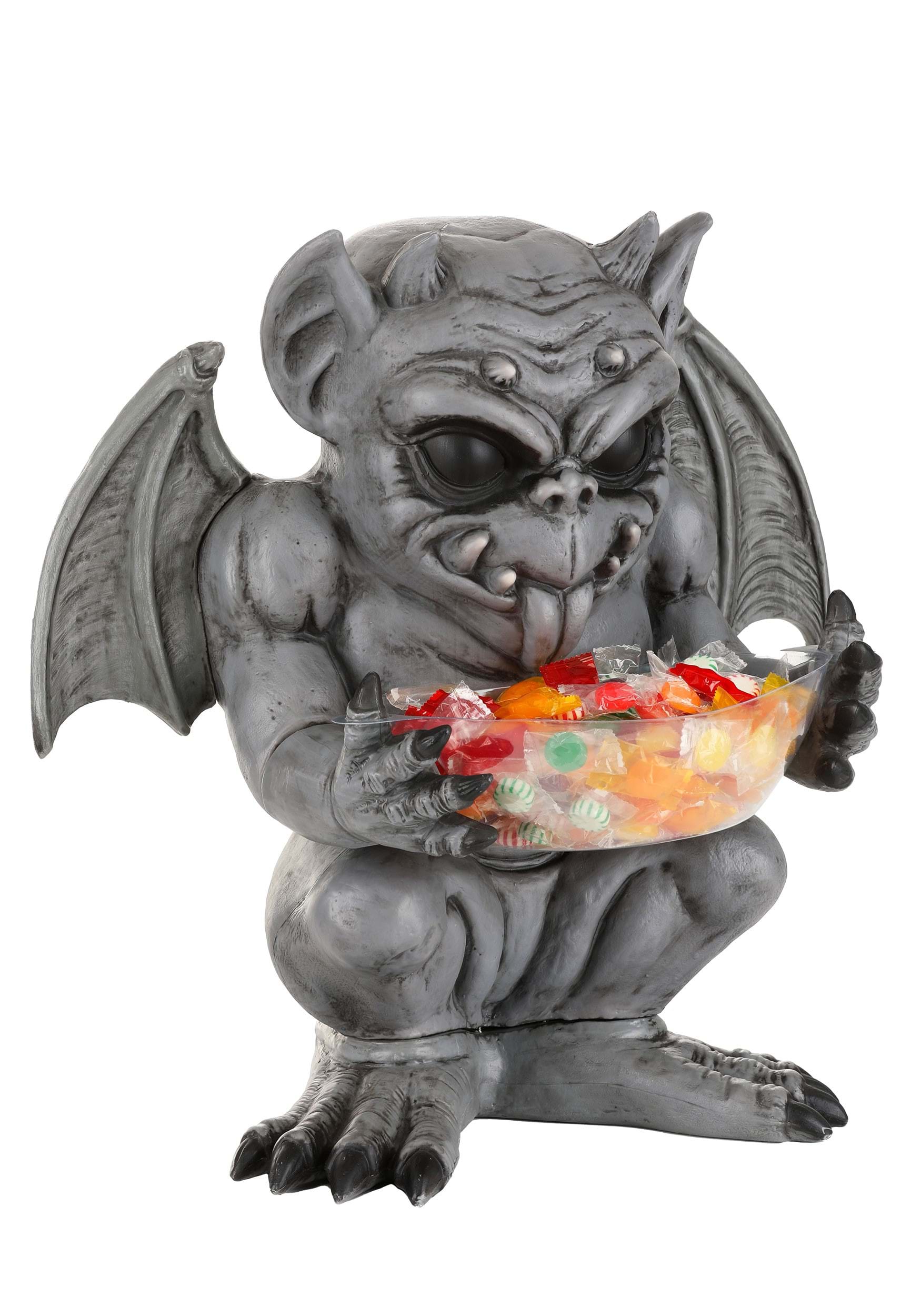 Gargoyle Treat Bowl Decoration , Halloween Candy Bowls