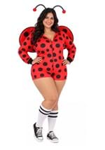 Plus Size Womens Ladybug Costume Romper New Main