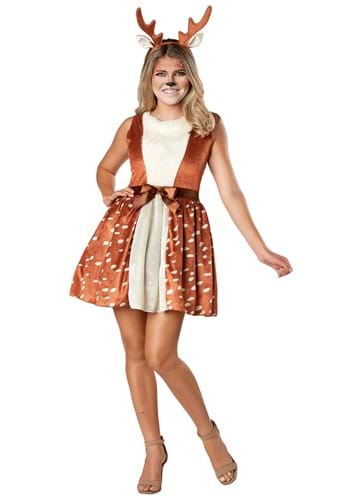 Click Here to buy Adorable Deer Adult Costume | Made by Us Costumes from HalloweenCostumes, CDN Funds & Shipping