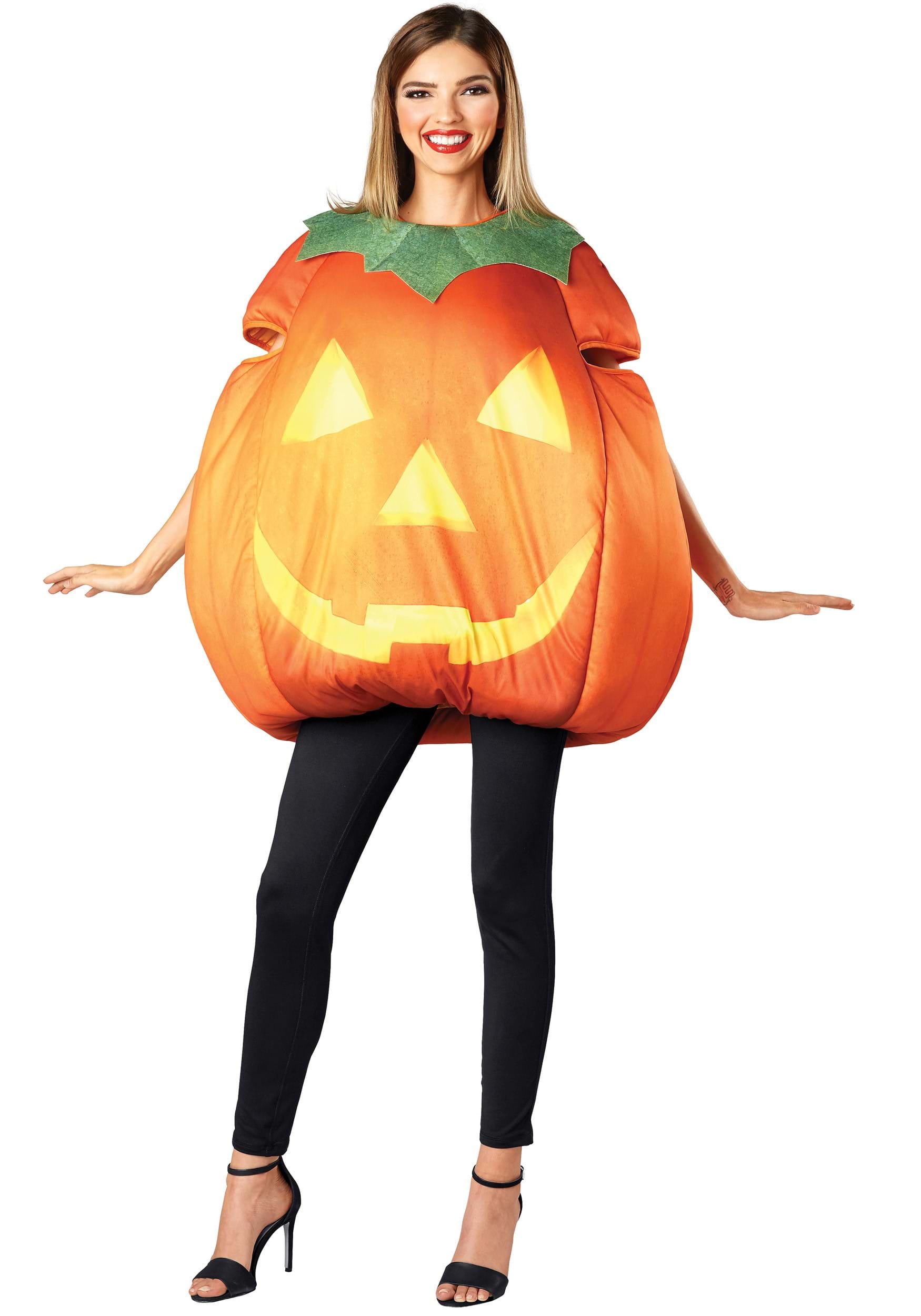 Fall Pumpkin Adult Costume , Made By Us Costumes