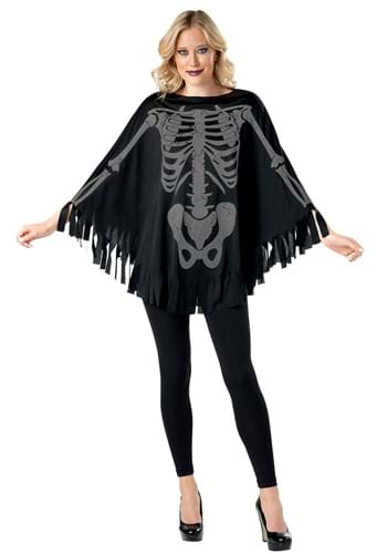 Click Here to buy Adult Skeleton Poncho Costume from HalloweenCostumes, CDN Funds & Shipping