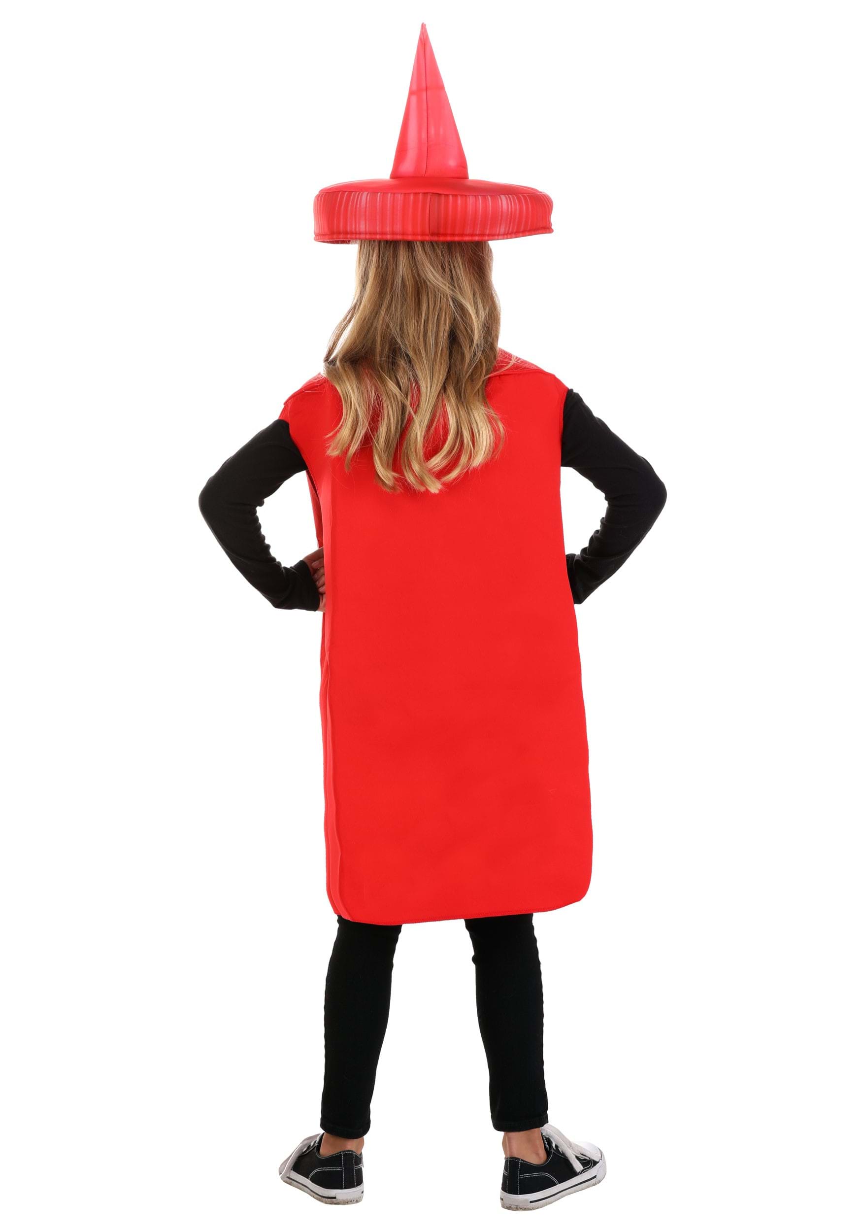 Kid's Red Ketchup Bottle Costume