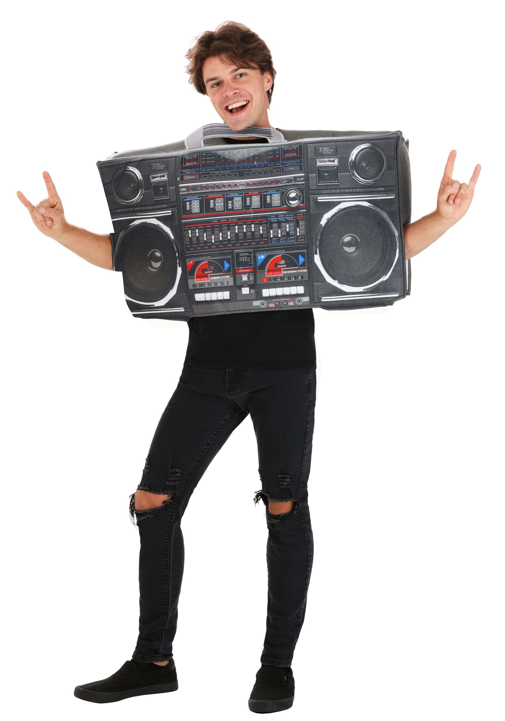Boombox Costume For Adults , Decade Costumes