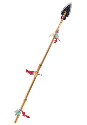 Toy Feathered Wooden Spear