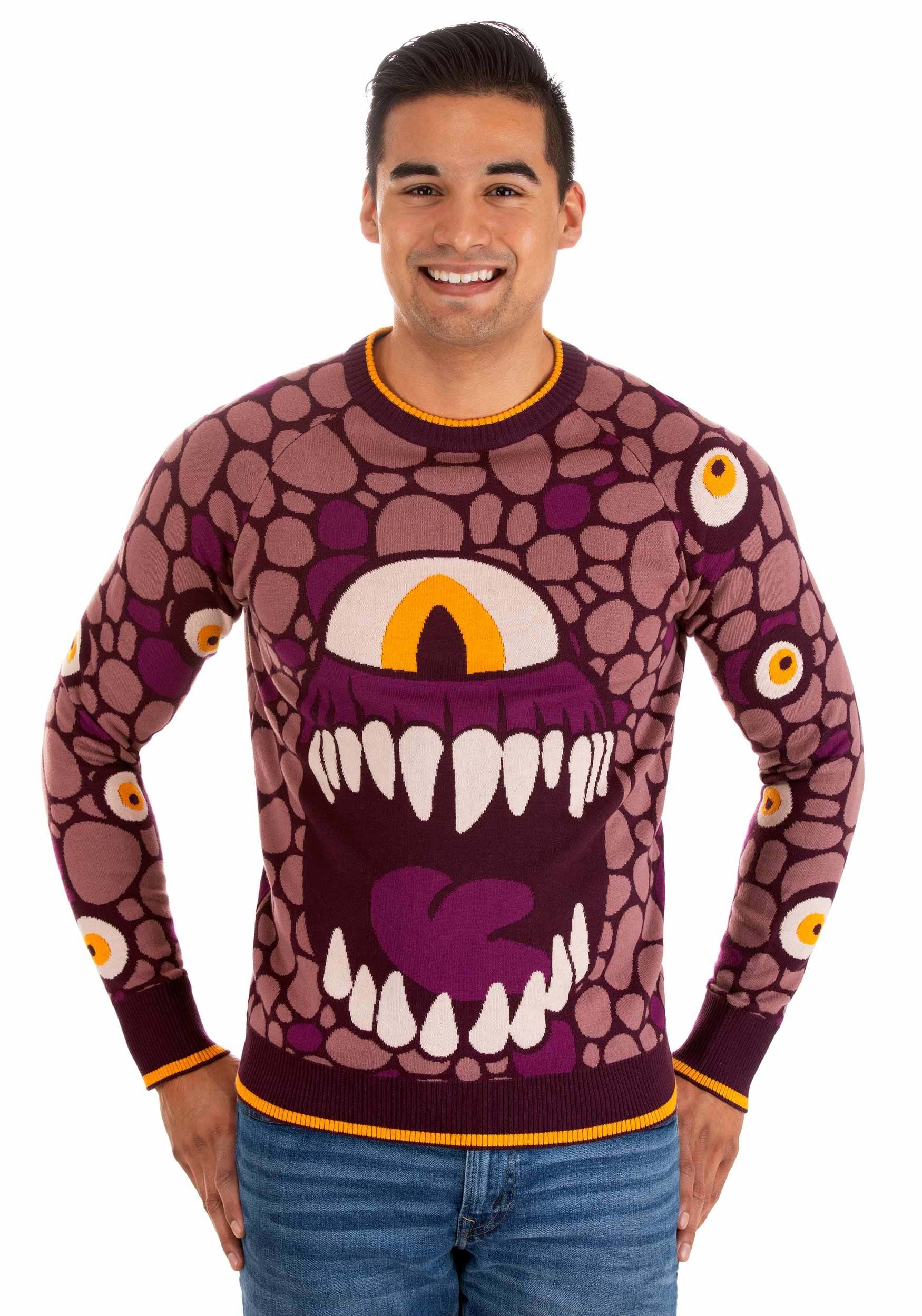 Beholder Dungeons And Dragons Adult Sweater , Exclusive Sweaters