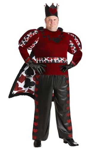 Click Here to buy Plus Size Dark King of Hearts Mens Costume | Storybook Costumes from HalloweenCostumes, CDN Funds & Shipping
