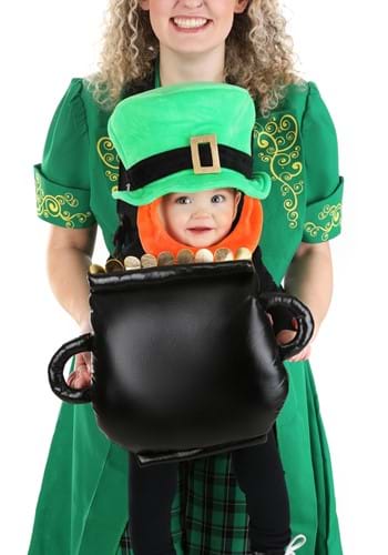 Click Here to buy Leprechauns Pot of Gold Baby Carrier Cover Costume from HalloweenCostumes, CDN Funds & Shipping
