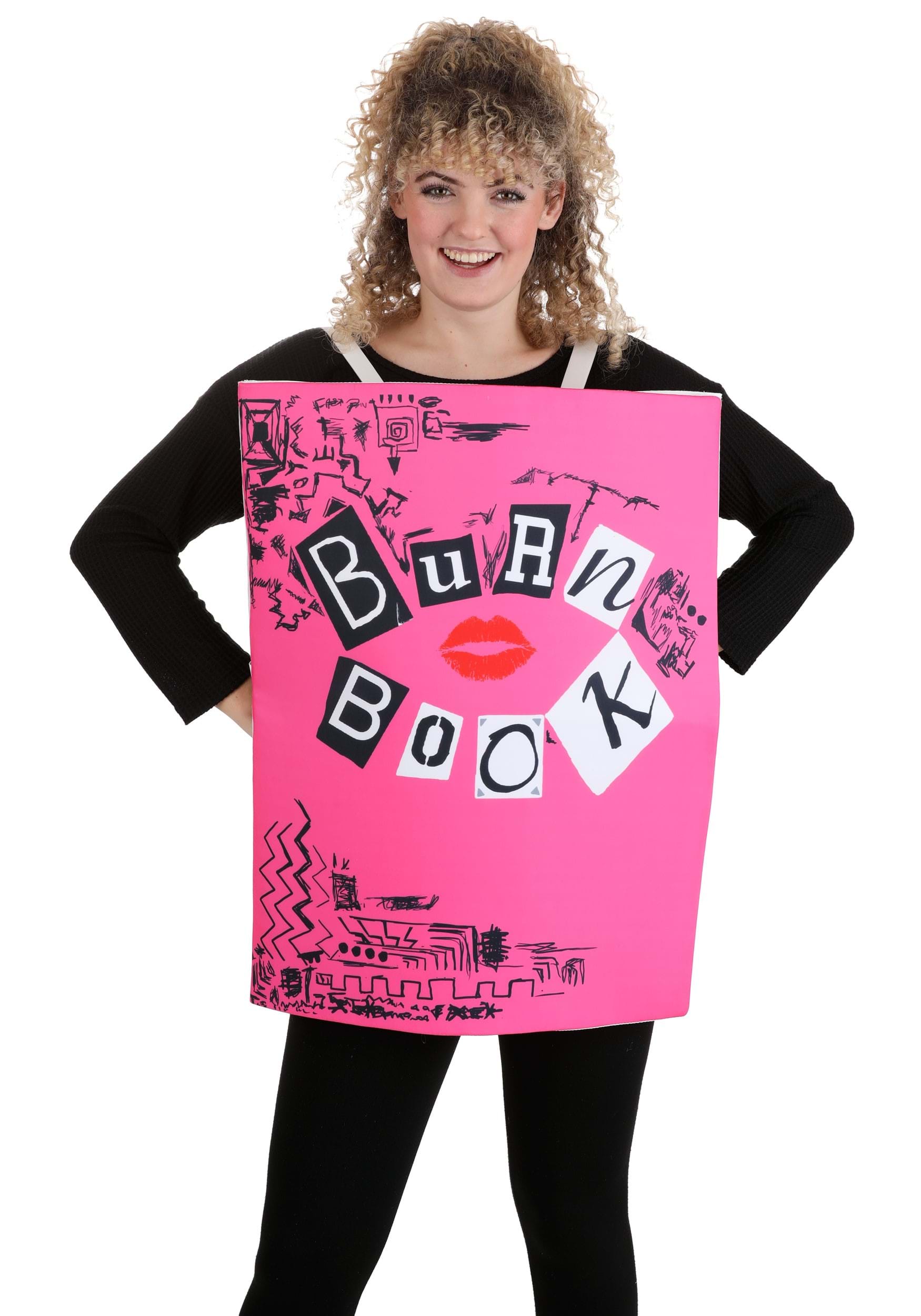 Burn Book Sandwich Board Adult Costume , Mean Girls Costumes