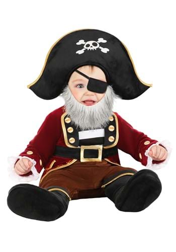 Click Here to buy Baby Captain Cutie Pirate Boys Costume | Baby Pirate Costumes from HalloweenCostumes, CDN Funds & Shipping
