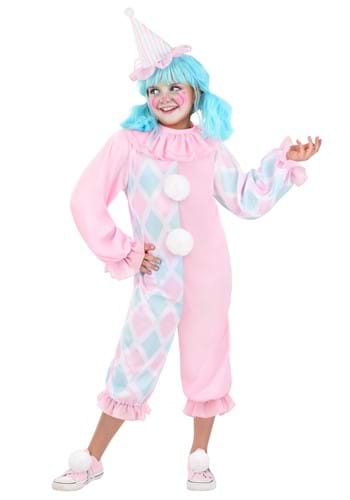 Kids Pastel Pom Pom Clown Costume