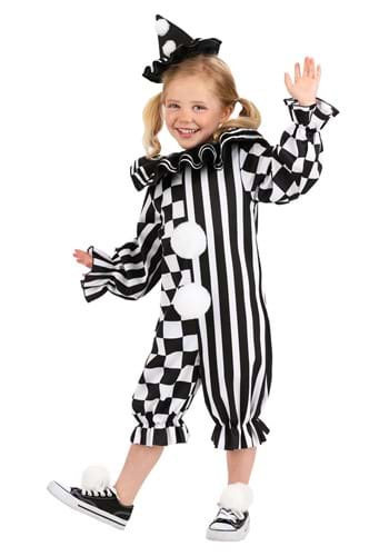 Click Here to buy Toddler Giddy Gothic Clown Costume | Girls Clown Costumes from HalloweenCostumes, CDN Funds & Shipping