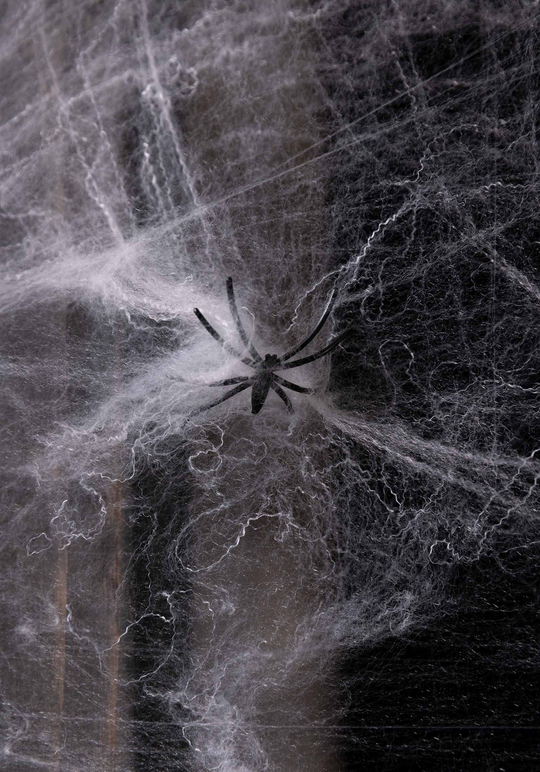 200 Square FT White Spider Web Prop , Halloween Spider Webs