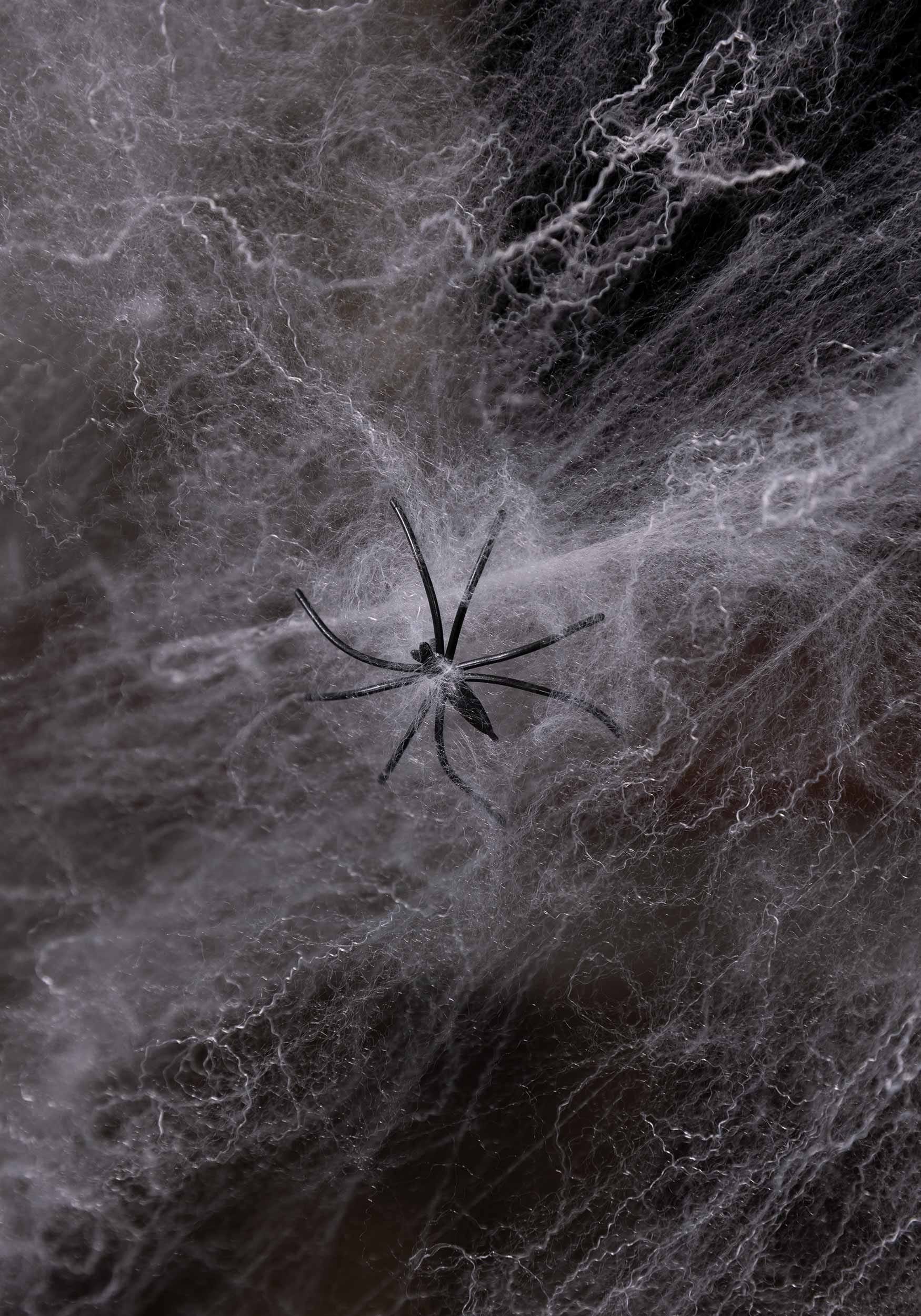 200 Square FT White Spider Web Prop , Halloween Spider Webs