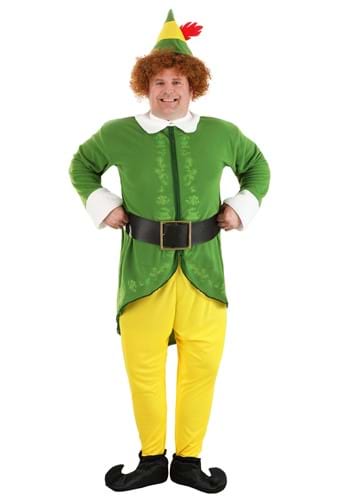Click Here to buy Plus Size Buddy the Elf Mens Costume from HalloweenCostumes, CDN Funds & Shipping