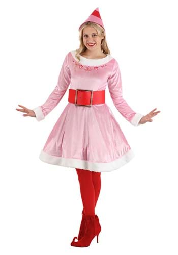Click Here to buy Womens Pink Elf Jovie Costume from HalloweenCostumes, CDN Funds & Shipping