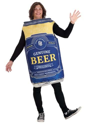 NoBra Beer Can Factory Dress Halloween Costume Sz: L-XL Brand New