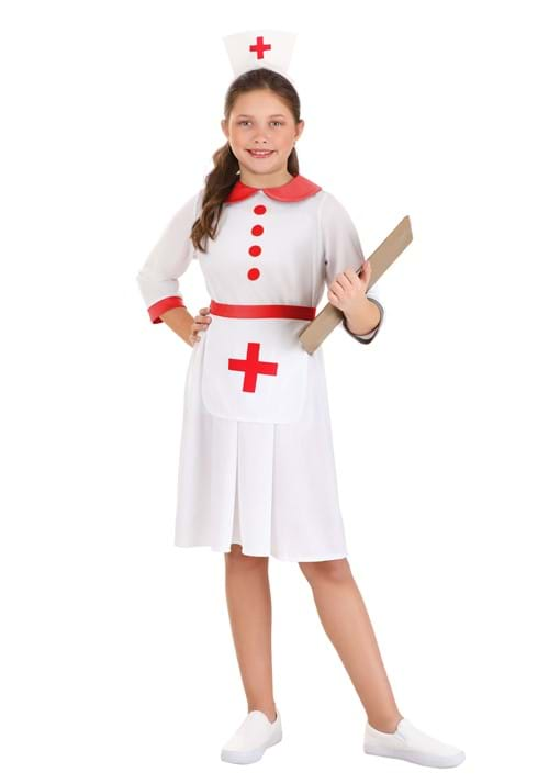 Girls Classic Nurse Costume