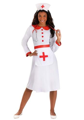 Womens Classic Nurse Costume Main