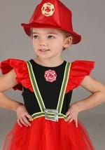 Toddler Frilly Firefighter Costume Dress Alt 1