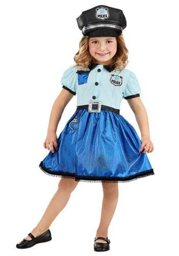 Click Here to buy Toddler Cutie Cop Costume Dress | Police Costumes from HalloweenCostumes, CDN Funds & Shipping