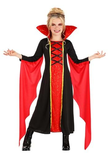 Click Here to buy Queen Vampire Girls Costume | Vamprie Costumes from HalloweenCostumes, CDN Funds & Shipping