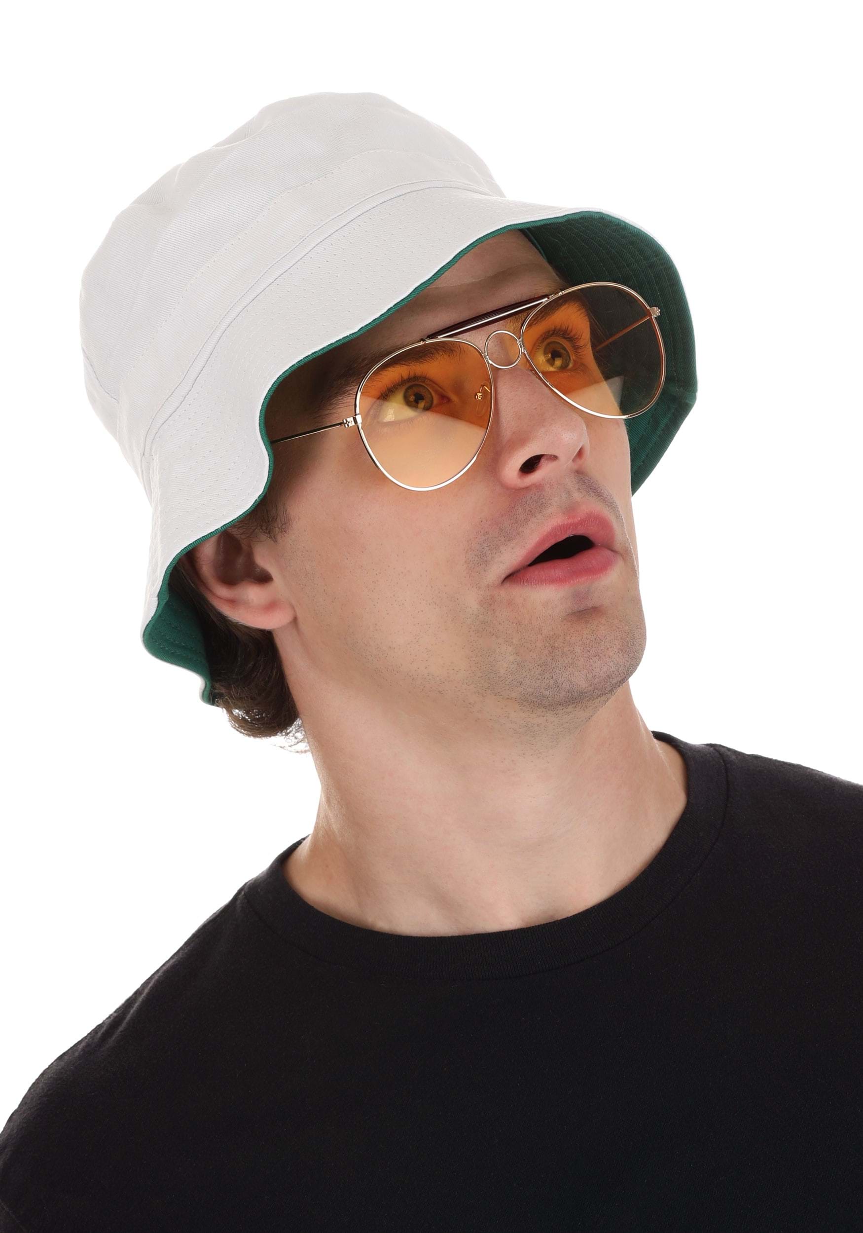 Fear And Loathing In Las Vegas Hat & Glasses Costume Accessory Kit , Movie Costumes